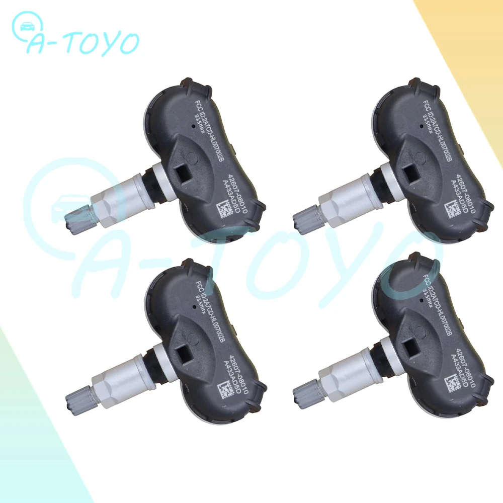 

4 шт. для Toyota Sequoia Sienna Tundra датчик давления в шинах 42607-0C050 426070C050 42607-08010 4260708010