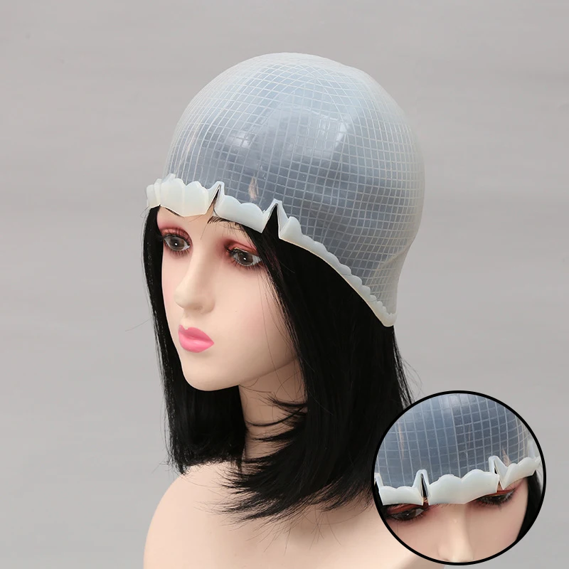 

Silicone Hair Coloring Hat, Dye Hat Reusable Highlight Hat, For Hair Color Dyeing Hair