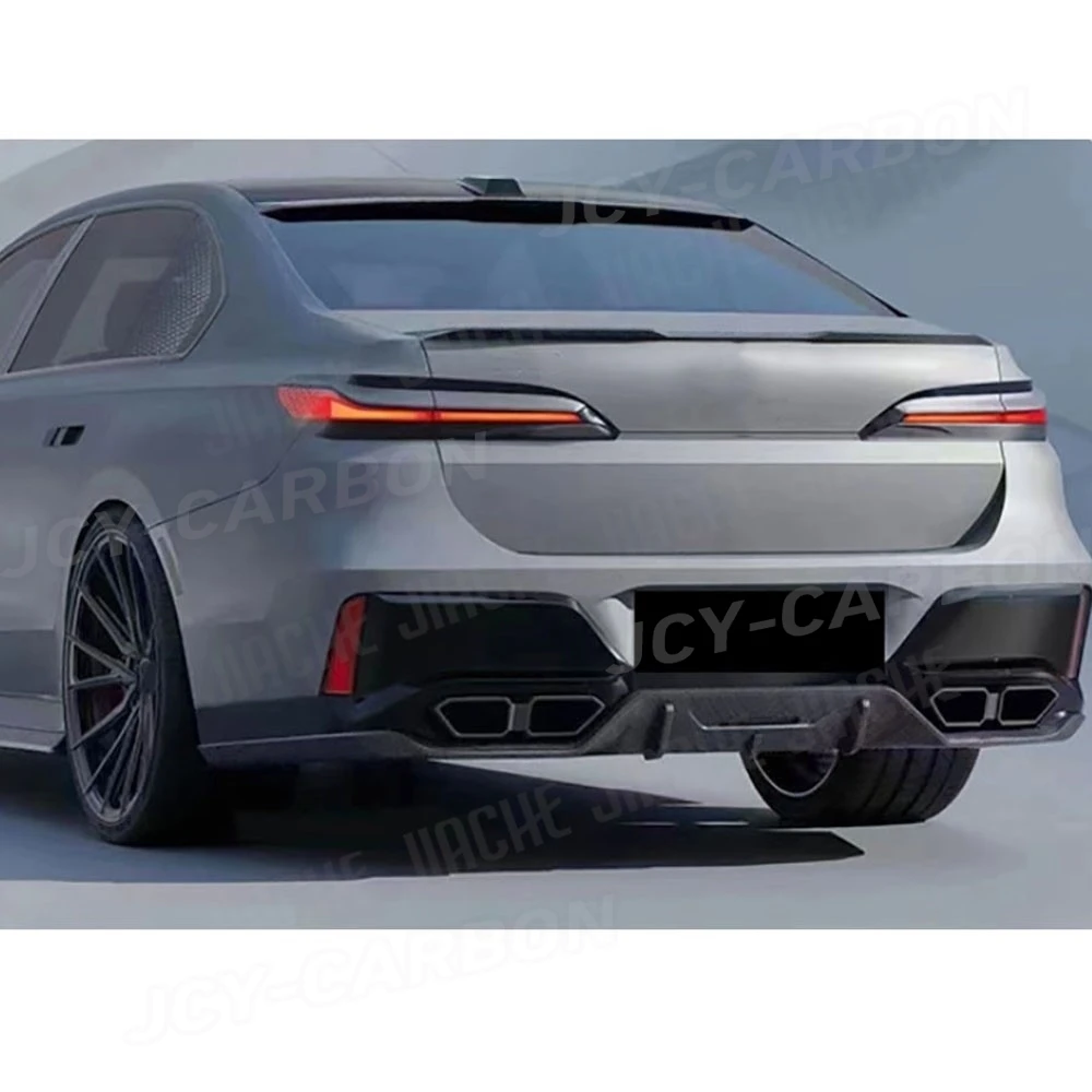 

ABS Black Rear Roof Spoiler Wing For BMW 7 Series G70 Sport 2023+ Rear Trunk Wing Spoiler Carbon Look Rear Roof Wing