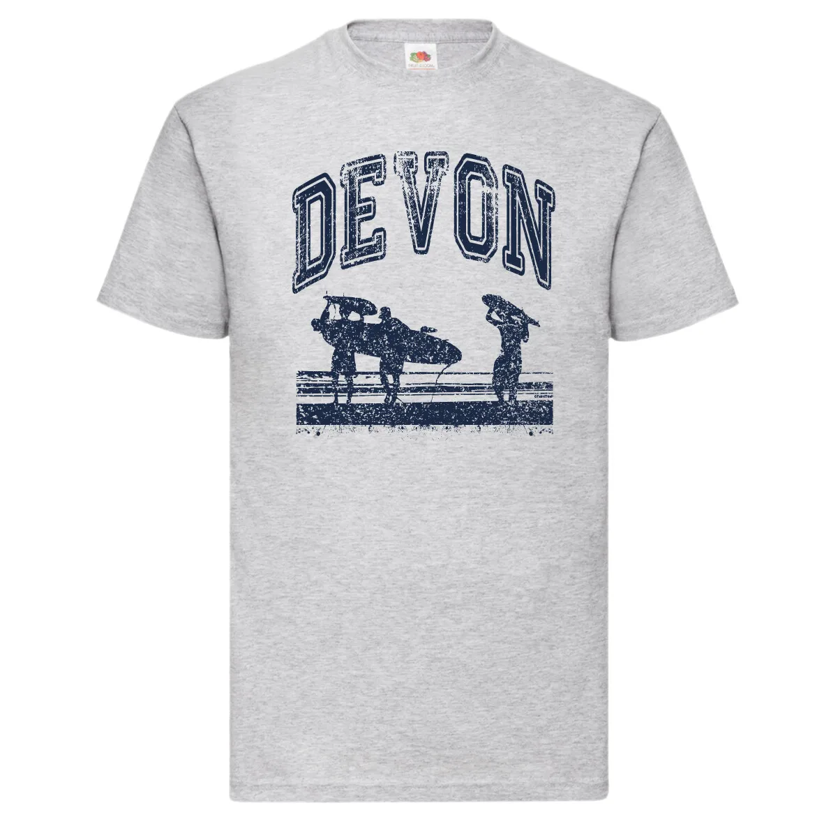 Devon Beach Surfers T-Shirt Beach Holiday Down South England Birthday Gift