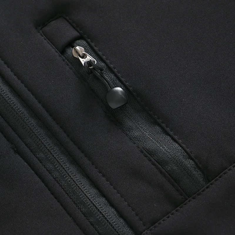 سترة رجالية ذات قشرة ناعمة، صوف خارجي للتدفئة، سترة صوف جديدة للربيع والخريف والشتاء #5