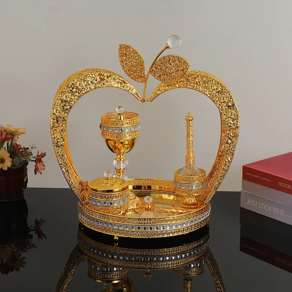 New Middle Eastern style incense burner set Arabian incense set Apple decorative incense burner set Personalized portable