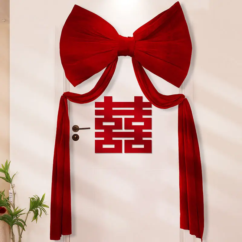 fiocco-in-velluto-rosso-disposizione-della-stanza-del-matrimonio-camera-da-letto-delle-donne-nuova-casa-comodino-latte-decorazione-di-nozze