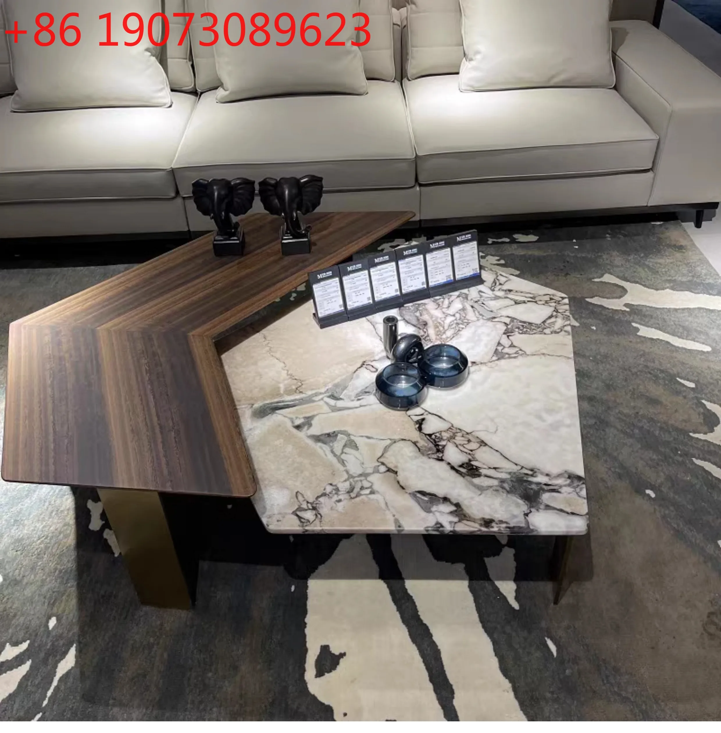 

Итальянский стиль, дерево, мраморный журнальный столик, плоский пол, комбинация чайного столика в гостиной.