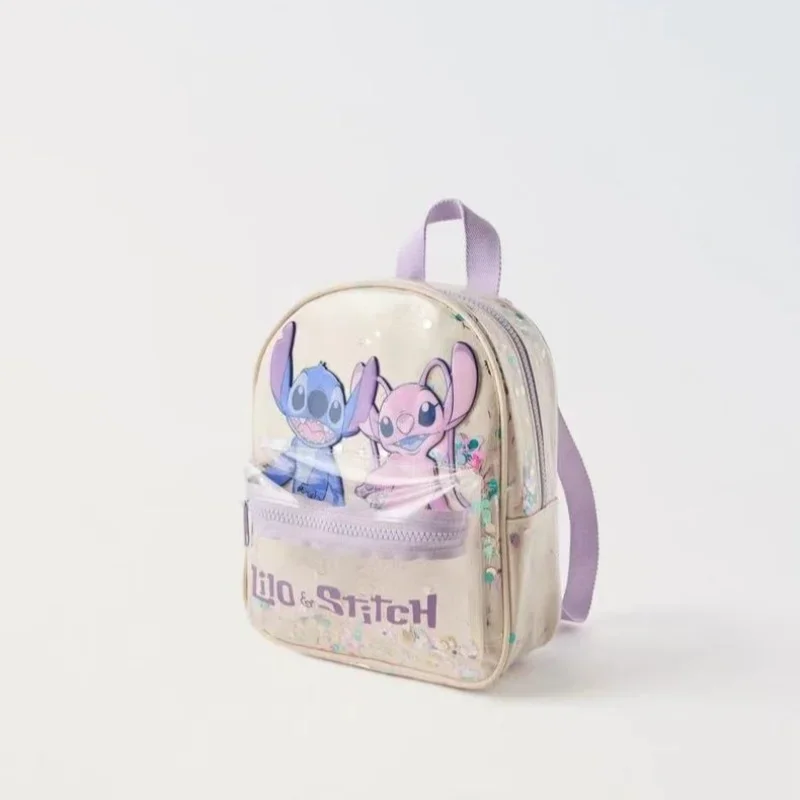 حقيبة ظهر ديزني ستيتش كارتونية عصرية ولطيفة للأطفال للأولاد والبنات حقيبة ظهر متعددة الوظائف مطرزة بالترتر لعمر 3-7 سنوات #3