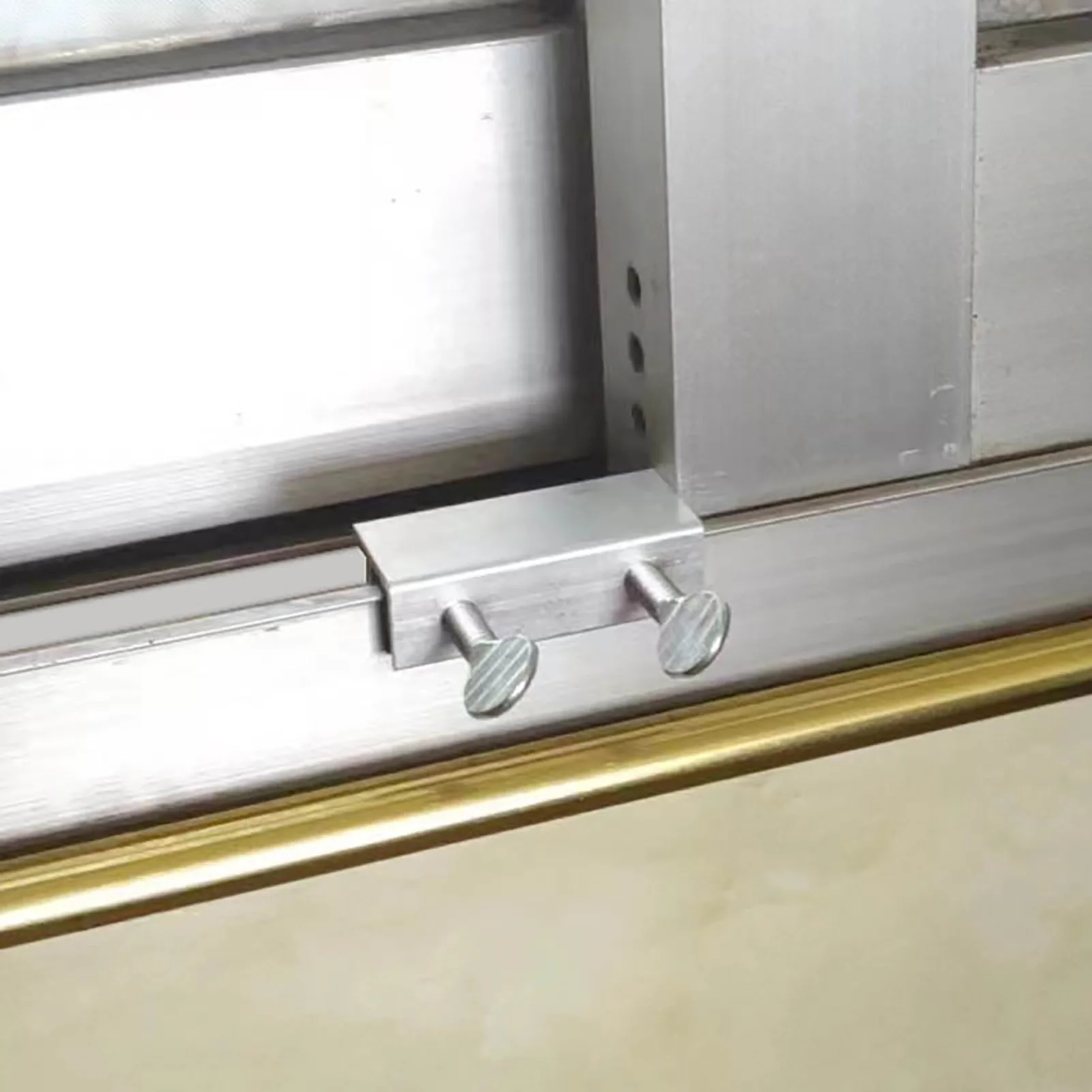 Secure Sliding Door Lock Adhesive Window Security Limiter for Home Safety Anti Lift Stopper Patio Sash Door Durable Guard