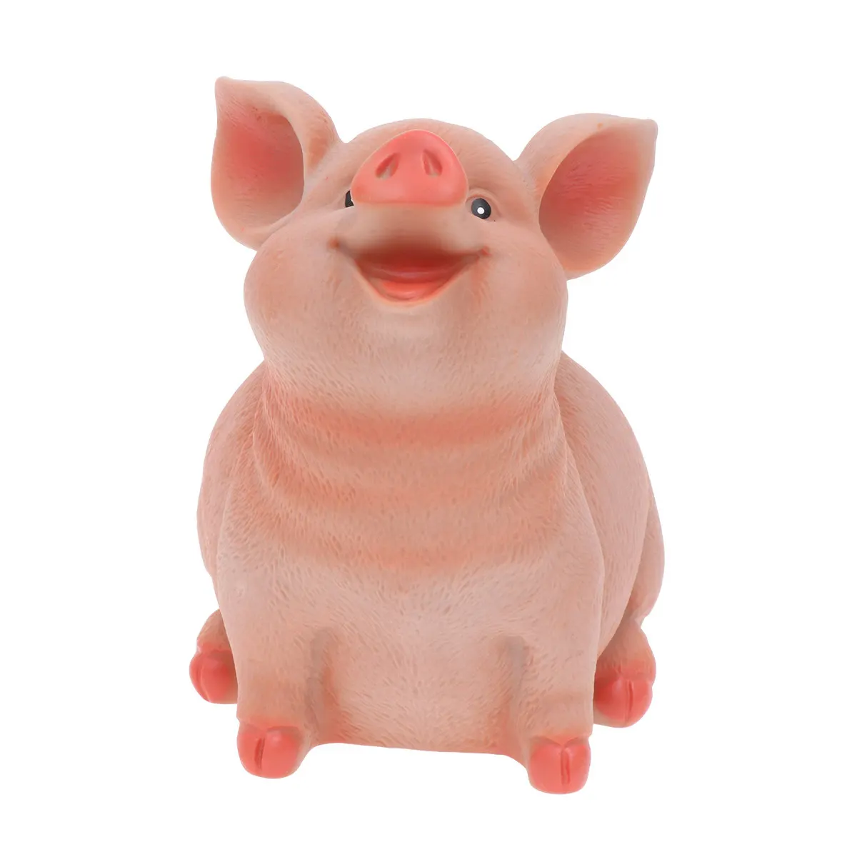 Lovely Pig Shaped Coin Bank Kids Savings Jar Smooth Plastic Money Container Nursery Decor Gift Encourages Financial Literacy