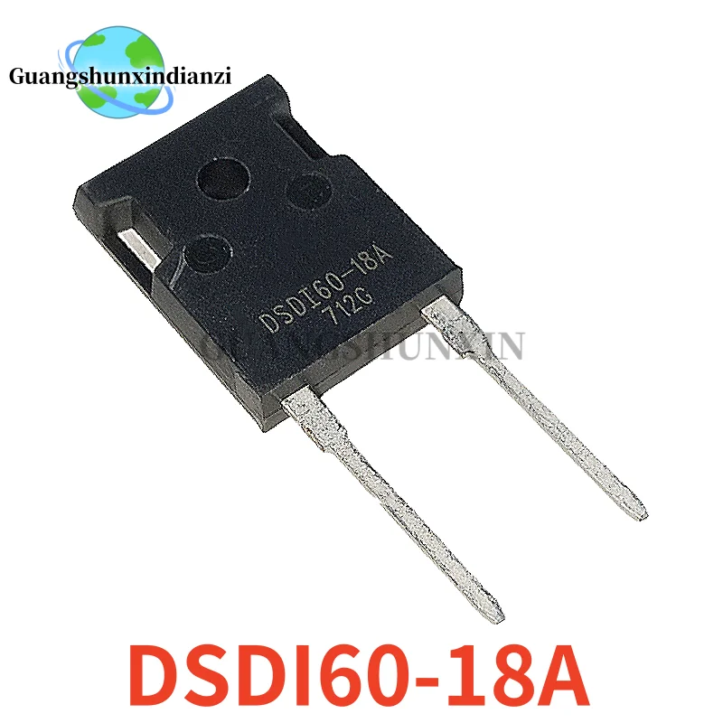 5-10PCS 100% NEW high-quality DSDI60-18A DSDI6018A DSDI60 TO-247 1800V 63A Ultrafast recovery diode In Stock