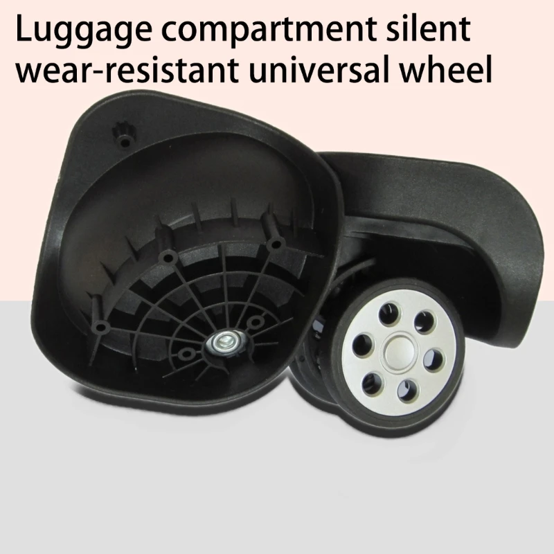 1 Pair A191 Trolley Case Luggage Wheel Repair Universal Travel Suitcase Parts Accessories Wheel Replacement