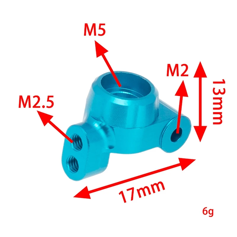 Ensemble de bras d'Li-arrière en métal pour voiture RC, moyeu arrière, Losi 1/18, Mini-T 2.0, 2WD Stadium, camion, pièces de mise à niveau, 2 pièces