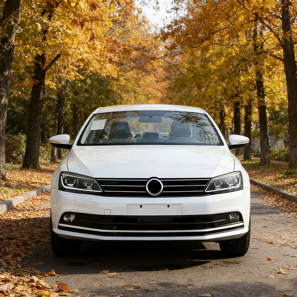 

Фары для VW Sagitar 2012-2018: Светодиодные, с последовательным сигналом поворота, линзой-проектором, Plug and Play