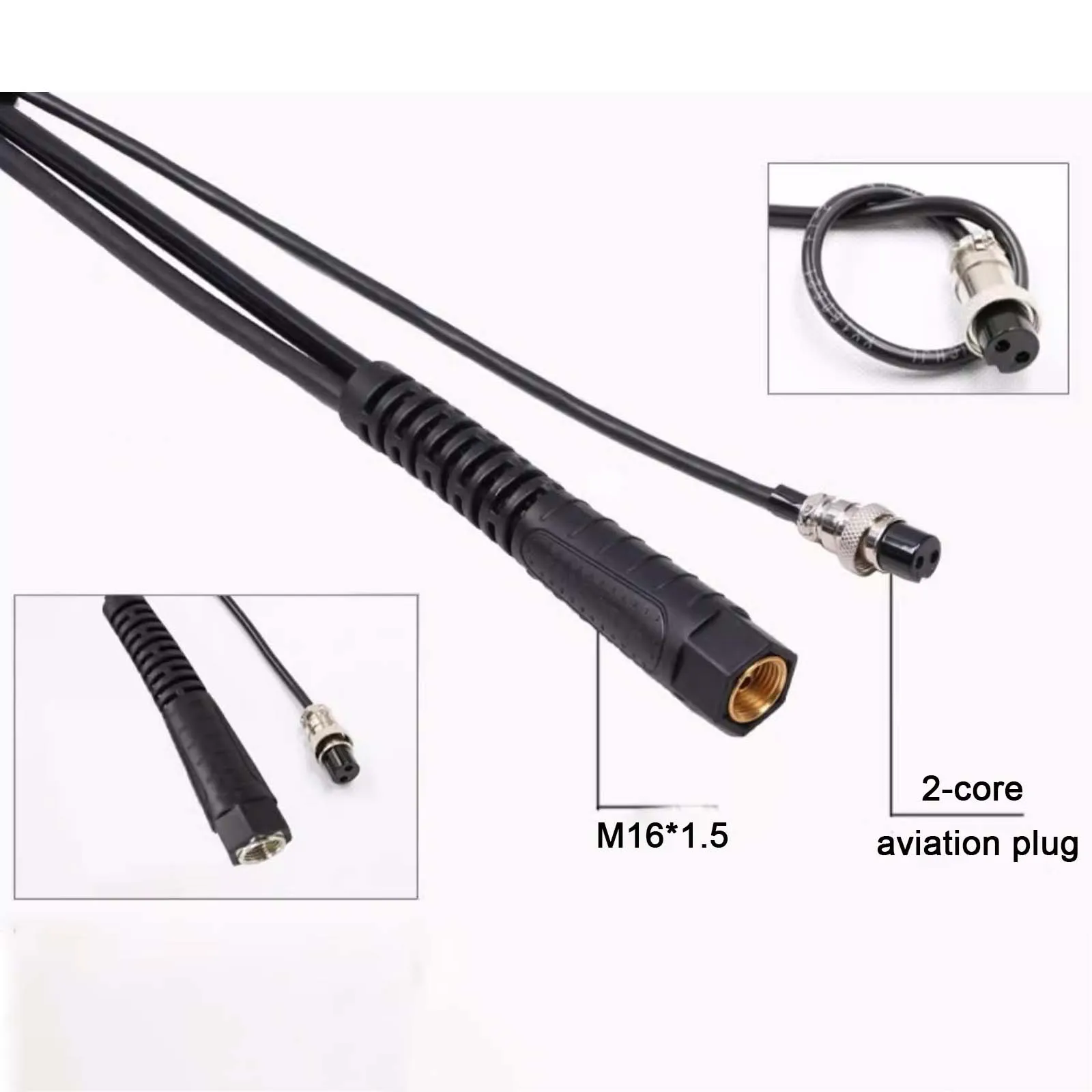 QQ-150A 300A 2-core الطيران التوصيل آلة لحام قوس الأرجون لحام بندقية رئيس #4