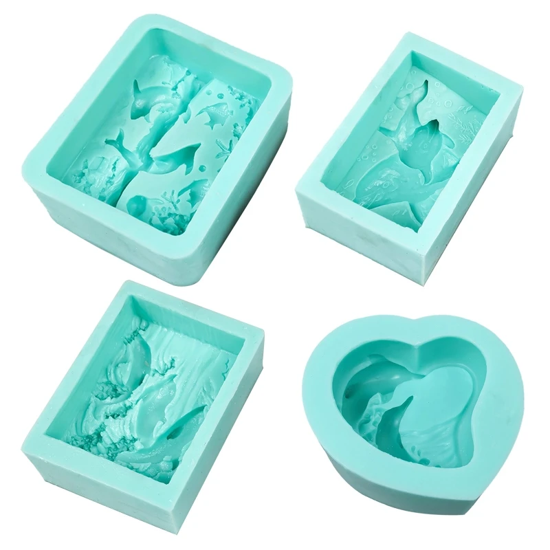 Soap Molds 3D Handmade Soap Bar Craft Kitchen Baking Fond Family TOP ones