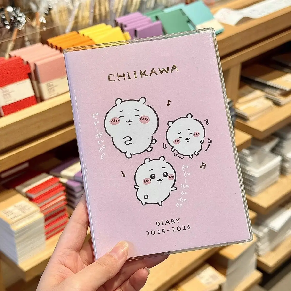 New chiikawa cute comic coloring pages student schedule monthly weekly planner notebook notebook
