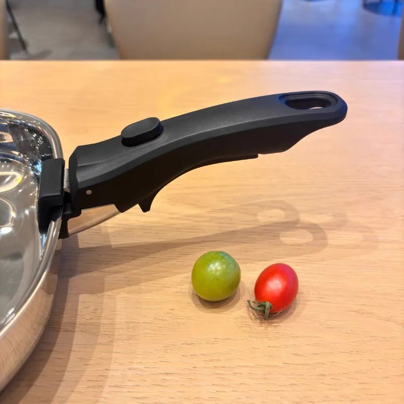 Removable Pot Handle Universal Replacement Anti Scald Clamp For Frying Pan Cookware Outdoor Camping
