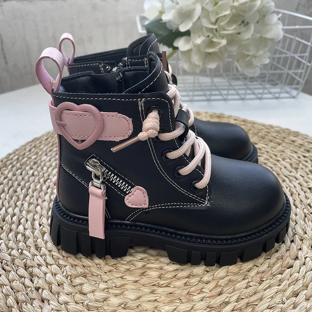 New look girls black boots best sale