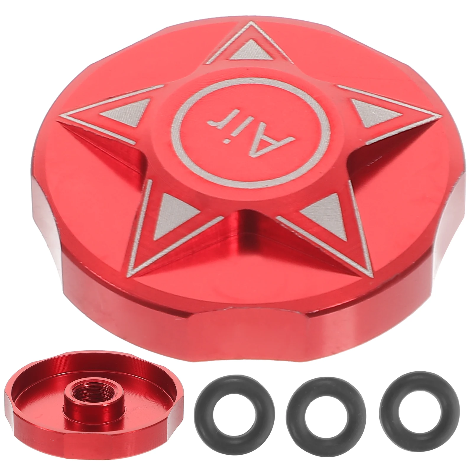 

Aluminum Alloy Fork Cover Replacement Durable Front Fork Cap For Mountain Bike Suspension Hollow Design Wear Resistant