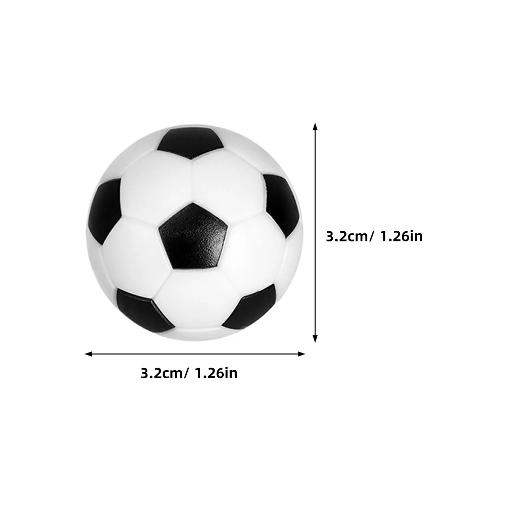 20Pcs Football Machine Parts Foosball Balls Resin Durable for Table Soccer Game Accessories Table Football Balls Replacement