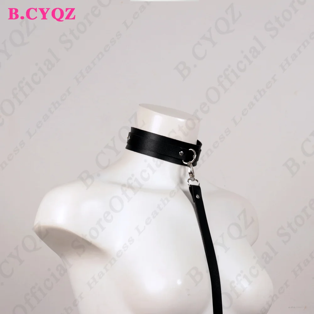 B.CYQZ Slave Collar Chain Toys Collar Sexy ​lingerie Accessories Women Choker Necklace Bondage Traction Bracelet Couple Game