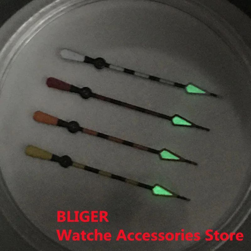 BLIGER  C3 Green Luminous Wasp Single Second Hand For NH35 Movement Modified Watch Parts WaspSecondHand Pointer