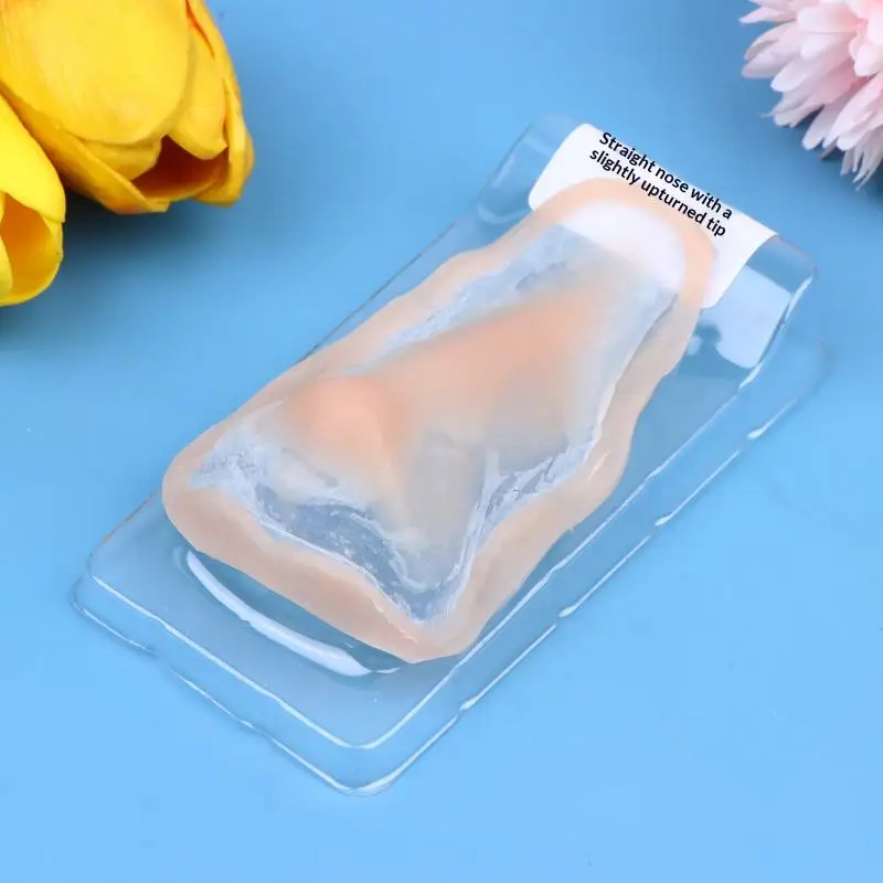 Silikon-Kunstnase Professionelles Make-up Spezialeffekte Hautfreundlich Natürlich Wiederverwendbare Kunstnase Cosplay Bühnen-Make-up Gesichtsprothese – Detail 8