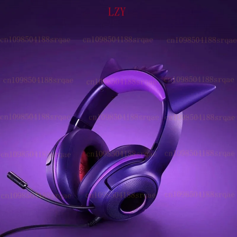 Utilisé pour Razer pour Pokémon Gengar Kraken V3 X casque filaire casque édition limitée