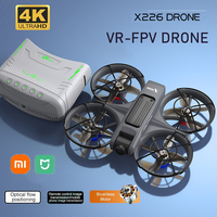 DWi X226 VR FPV Drone 4K HD Dual Camera Aircraft Brushless Motor WIFI 5G RC Quadcopter Optical Flow Positioning Mini Drone Toys
