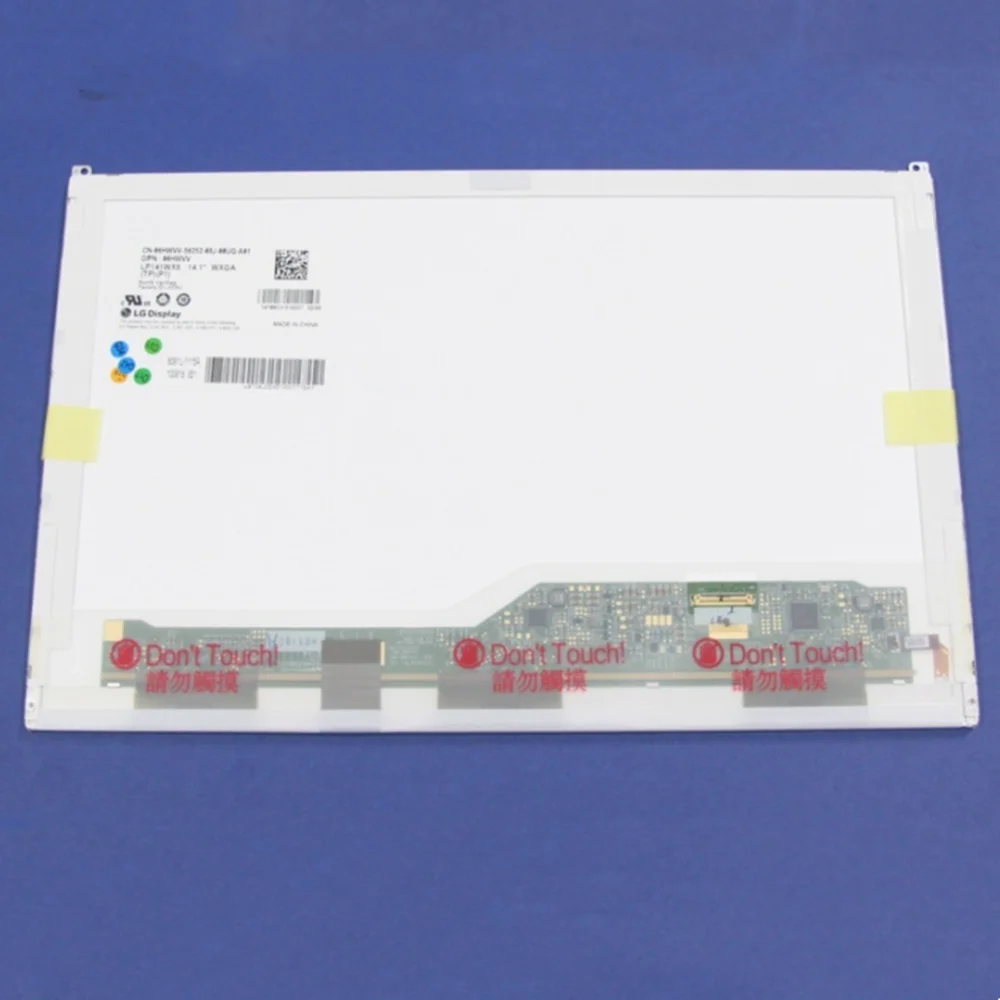 

LP141WX5-TPP1 LP141WX5 TPP1 14-дюймовая панель ЖК-экрана без прикосновения HD 1280 × 800 WXGA 107PPI EDP 30-контактный 220 cd/м² 44% NTSC антибликовый