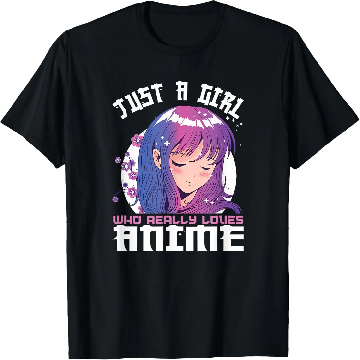 Anime Gifts for Teen Girls Just A Girl Who Loves Anime T-Shirt Unisex t-shirt, 100% cotton tee,