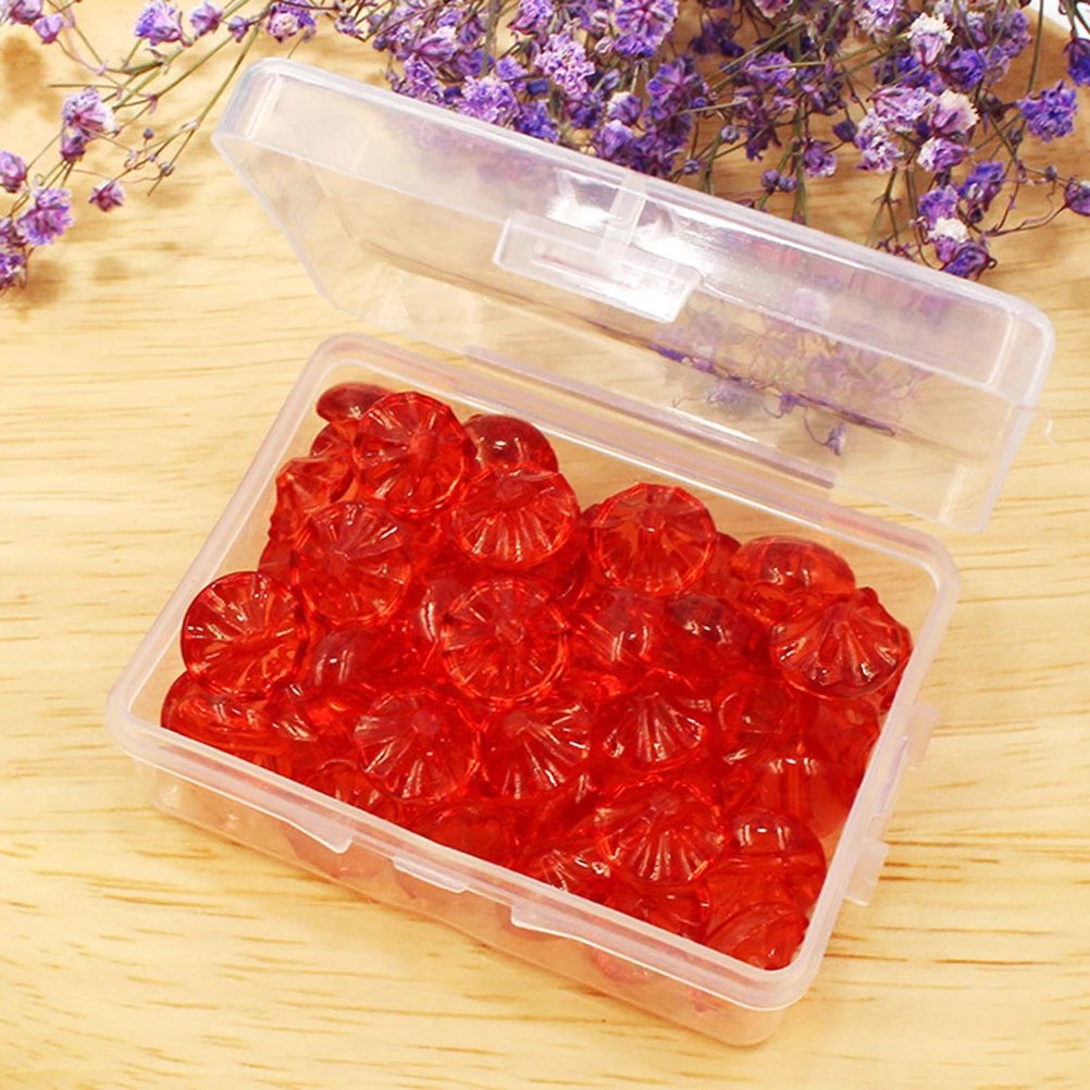

50pcs Crystal Buttons Clear Adorable Sewing Button For Diy Jacket Hat Jeans T-Shirt Windbreaker Backpack Coat Accessory Baby