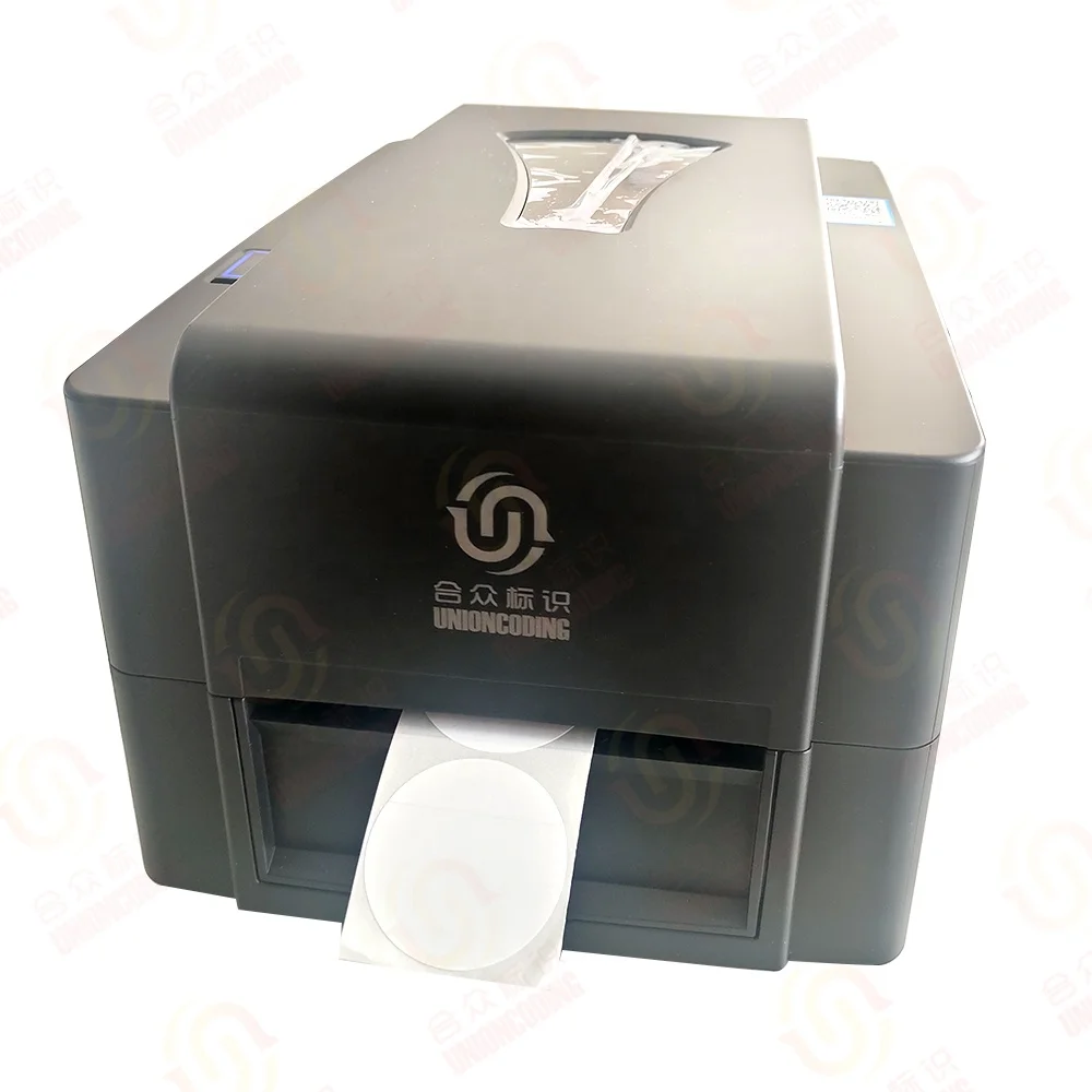UC102 Desktop Direct Thermal Transfer Barcode Printer Barcode Stickler Printer Bar Code Label Printer