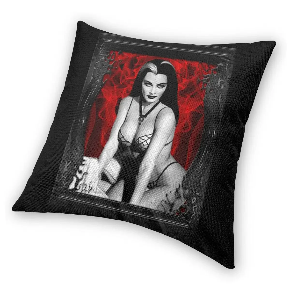 غطاء وسادة قماش مطبوع لتزيين المنزل ، غطاء وسادة ، زنبق ، مونستر ، فرانكنشتاين ، بسحاب ، رمي ، 45x45 سم #6