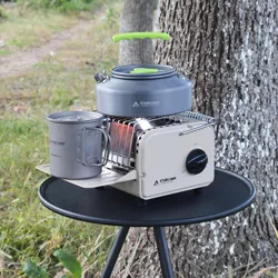 STARCAMP 1200W Portable Outdoor Camping Butane Gas Heater & Stove 2 IN 1