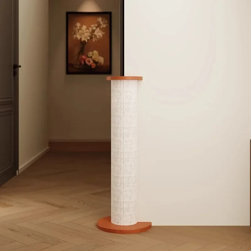 Solid wood sisal cat scratching board scratching column vertical climbing frame scratching frame