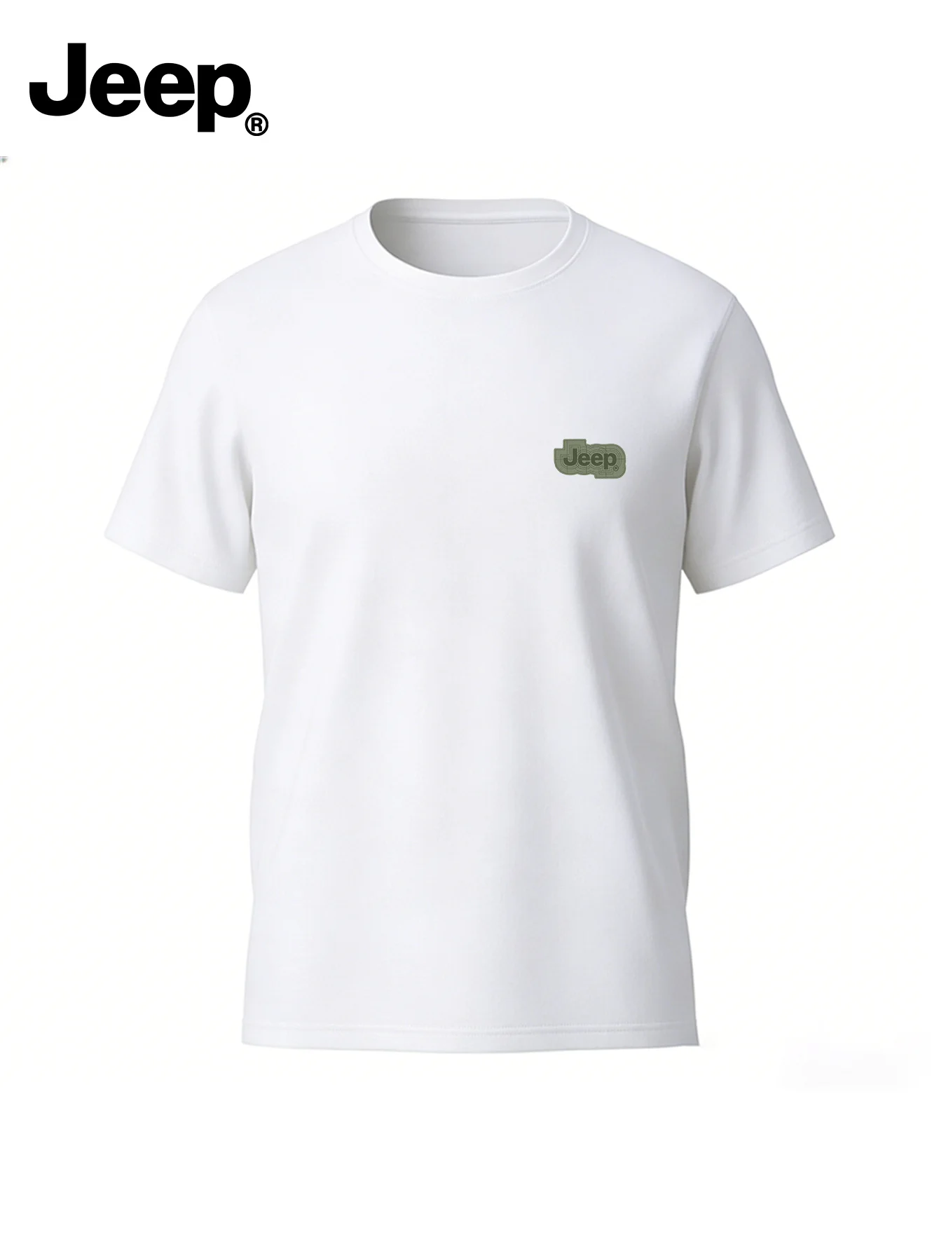 

Jeep Men's Summer Short Sleeve T-Shirt Relaxed Fit Versatile Outdoor Casual Top