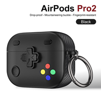 Case For Airpods Pro 2 Gamepad Switch Lock Earphone Case For Airpods 3 2021 Carbon fibre Luxury Headphone Cover For Airpods 1 2