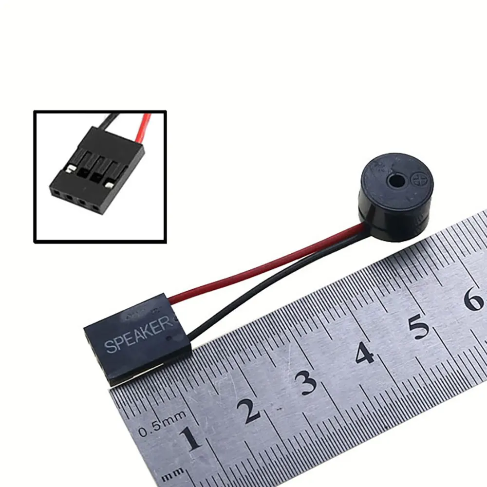 1-5 Mini Cắm Loa Cho Máy Tính Interanal BIOS Máy Tính Bo Mạch Chủ Mini Trên Tàu Ốp Lưng Còi Ban Tiếng Bíp Báo Động mới