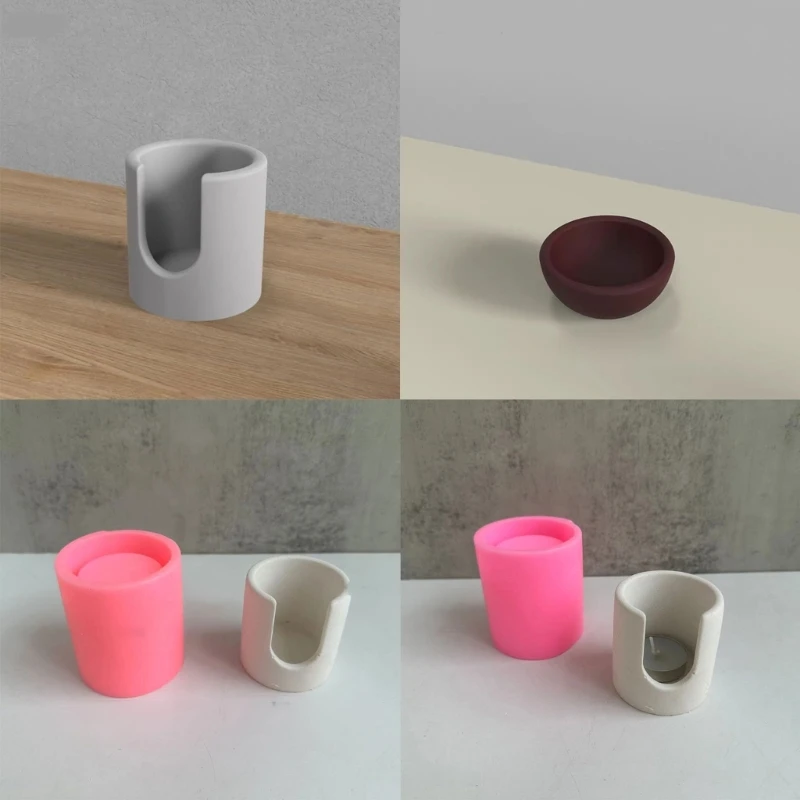 حامل قوالب السيليكون كأس التدفئة دعم الراتنج قالب ديكورات المنزل