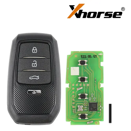 Imagen 2 del producto 1 unids/lote Xhorse XSTO01EN TOY.T para llave inteligente Toyota XM38 con soporte de carcasa de llave 4D 8A 4A