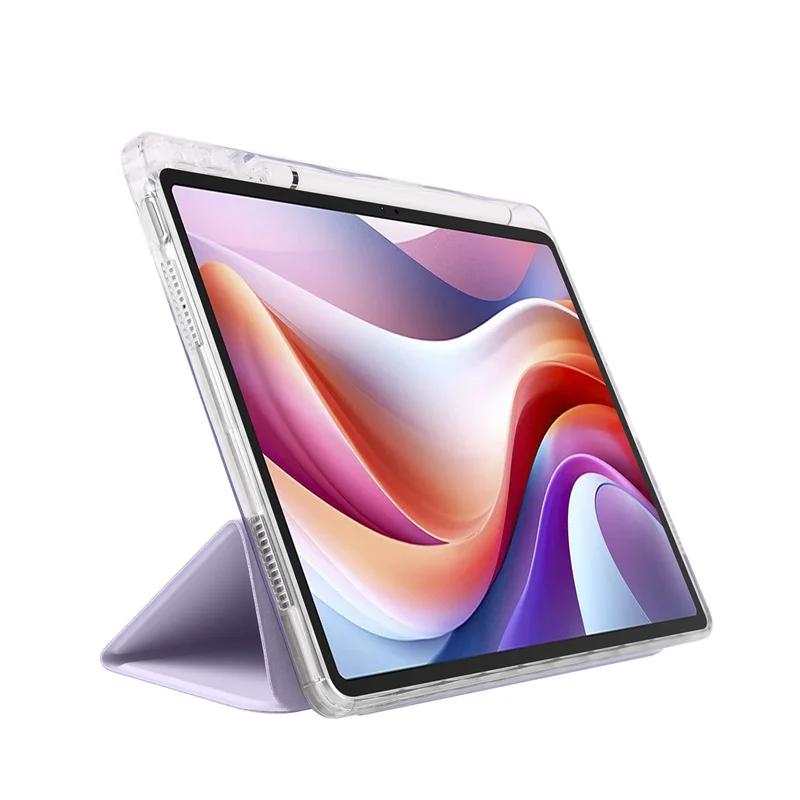 Etui na Lenovo Tab M11 z uchwytem na rysik, akrylowa, przezroczysta tylna obudowa, twarda osłona na Xiaoxin Pad 2024 Lenovo m11 Case tb330fu tb331fc — zdjęcie produktu 4