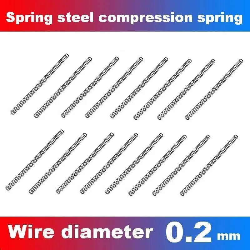 Spring Steel Compression Spring Micro Return Spring Wire Diameter 0.2mm Small Soft Springs
