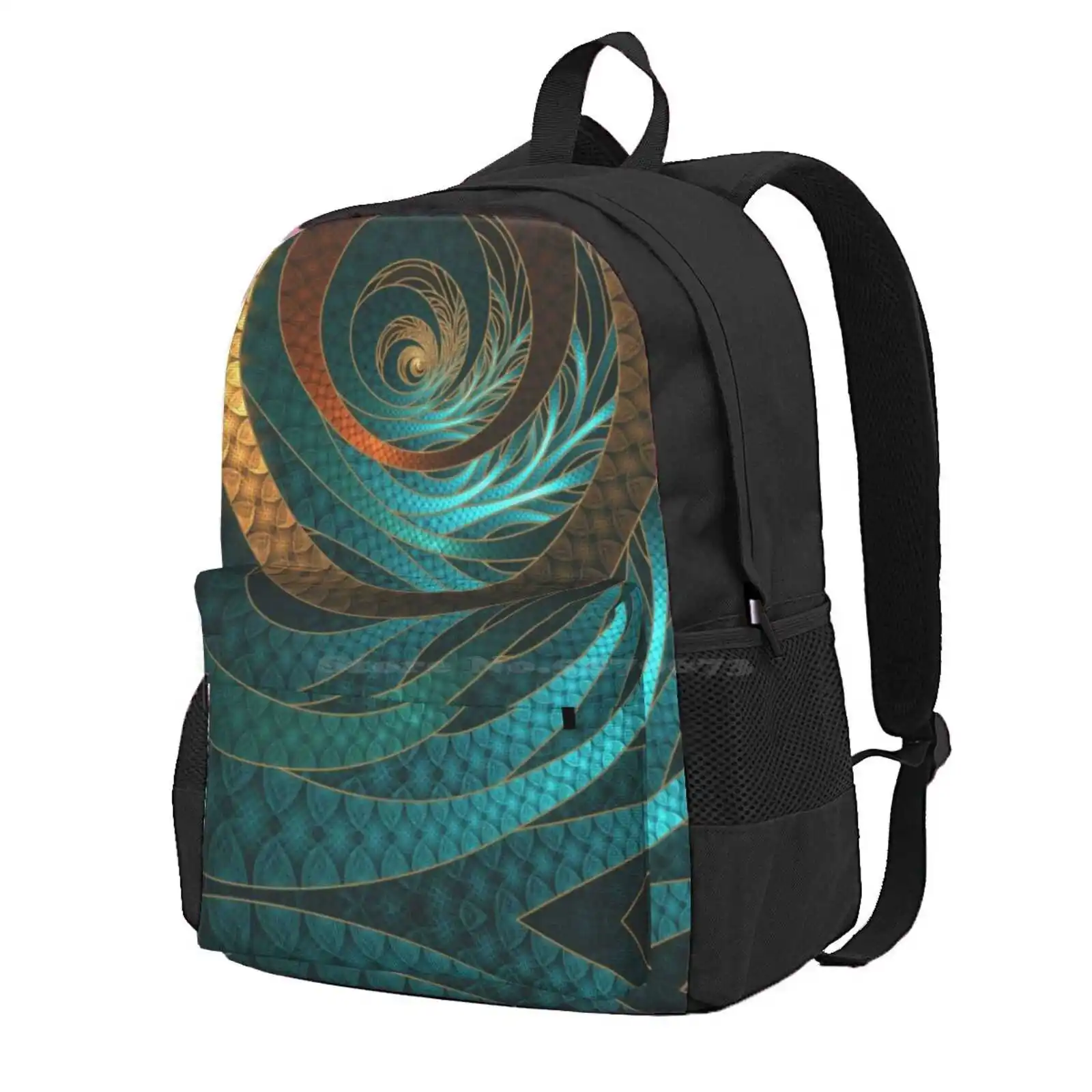 Beautiful Corded Leather Turquoise Fractal Bangles Hot Sale Schoolbag Backpack Fashion Bags Beautiful Corded Leather Turquoise