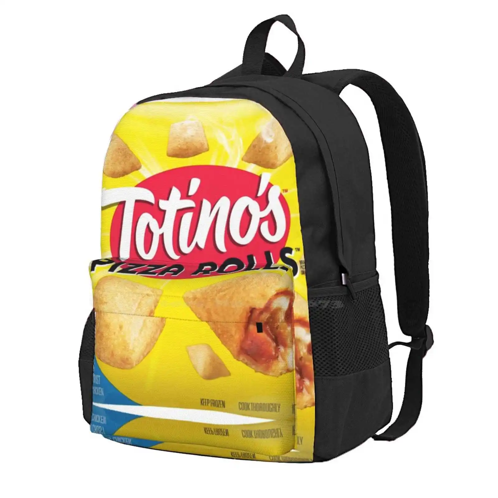 Totino'S Pizza Rolls Combination Hot Sale Schoolbag Backpack Fashion Bags Pepperoni Hot Pocket Hungry Delicious Food Cheese