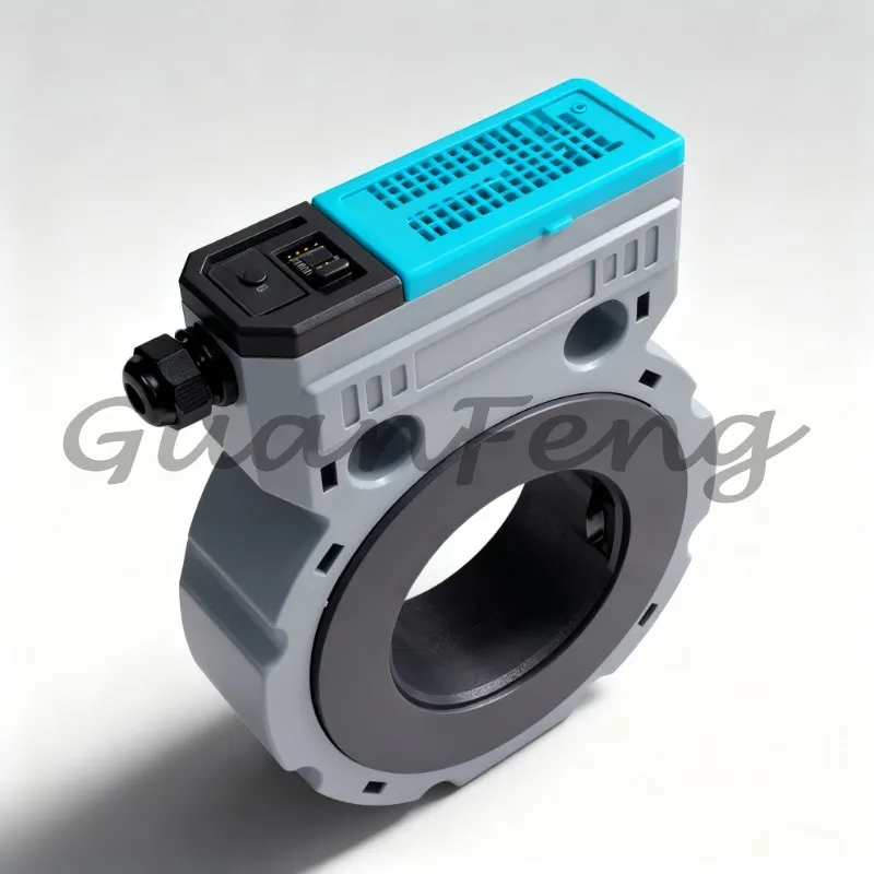 Battery Operated Ultrasonic Water Flow Meter RS485 Communication Industrial Pipe‑Type Water Meter