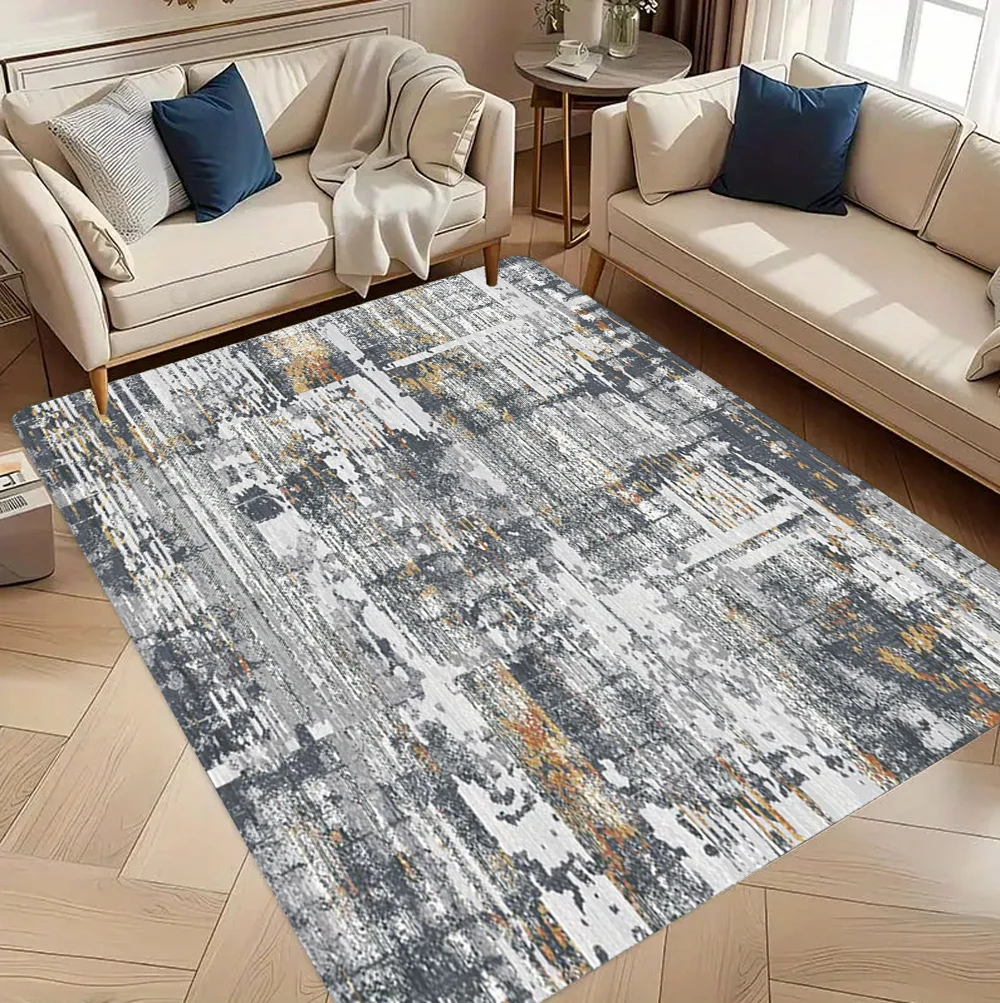 

Abstract Line Texture Carpet Mat Rug - Modern Ink Art Design Home Decoration for Living Room Carpets for Living Room Bedroom