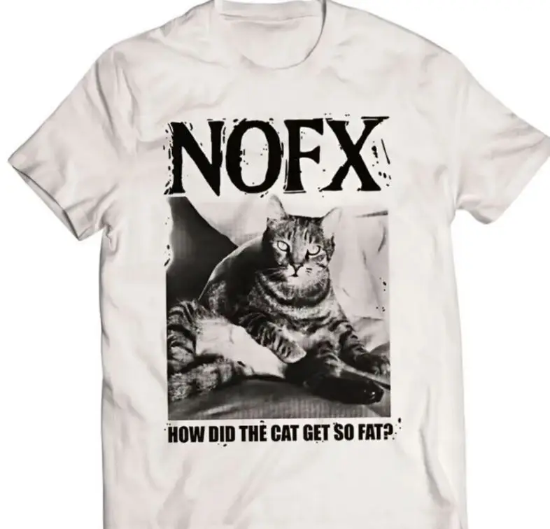 NOFX Rock Festival Punk In Drublic T Shirt How Did The Cat Get So Fat