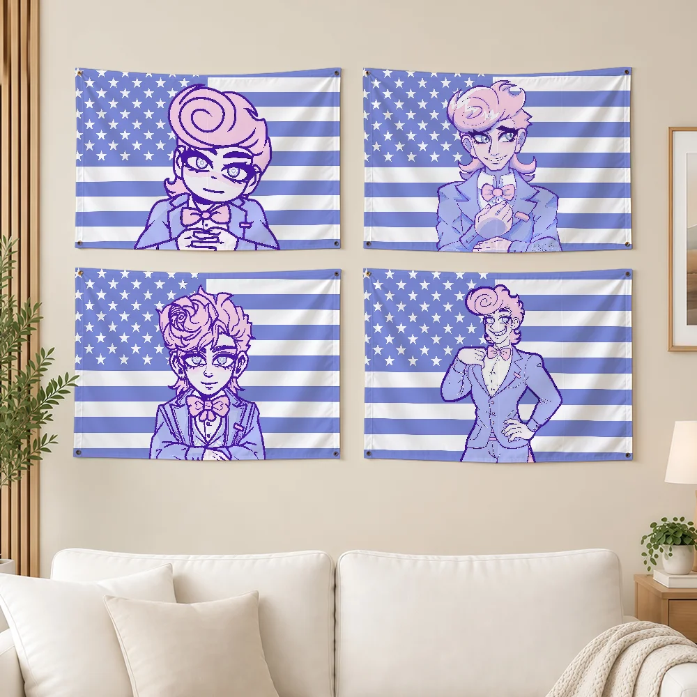 Game B-Bloodmoney Harvey Harvington-S Flag Durable Outdoor Decoration Indoor Design Patio Festive Classic Pole Wall Room Banner