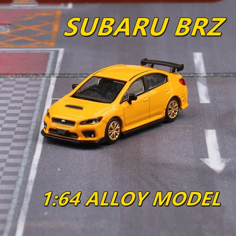 

1/64 Limited Edition Subaru BRZ TS STI Alloy Sports Car Model Diecast Metal Toy Car Model Simulation With Retail Box Decoration