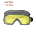 grey-yellow lens