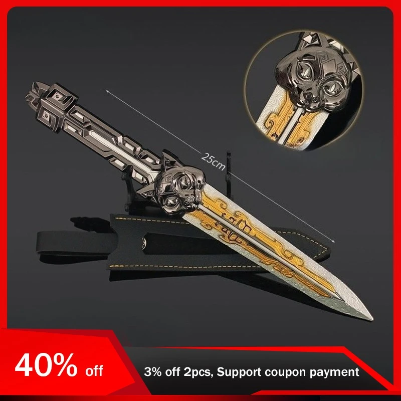 

Delta Action 25cm/9.84in Medieval Sword Practice Weapon Props Cosplay Model Toy Hobbies Sports Desktop Boy Collectible Ornaments